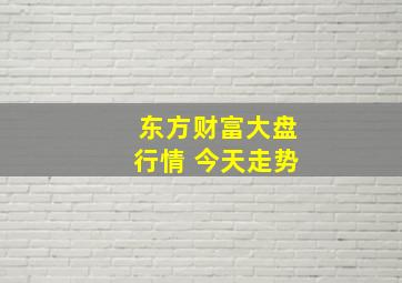 东方财富大盘行情 今天走势